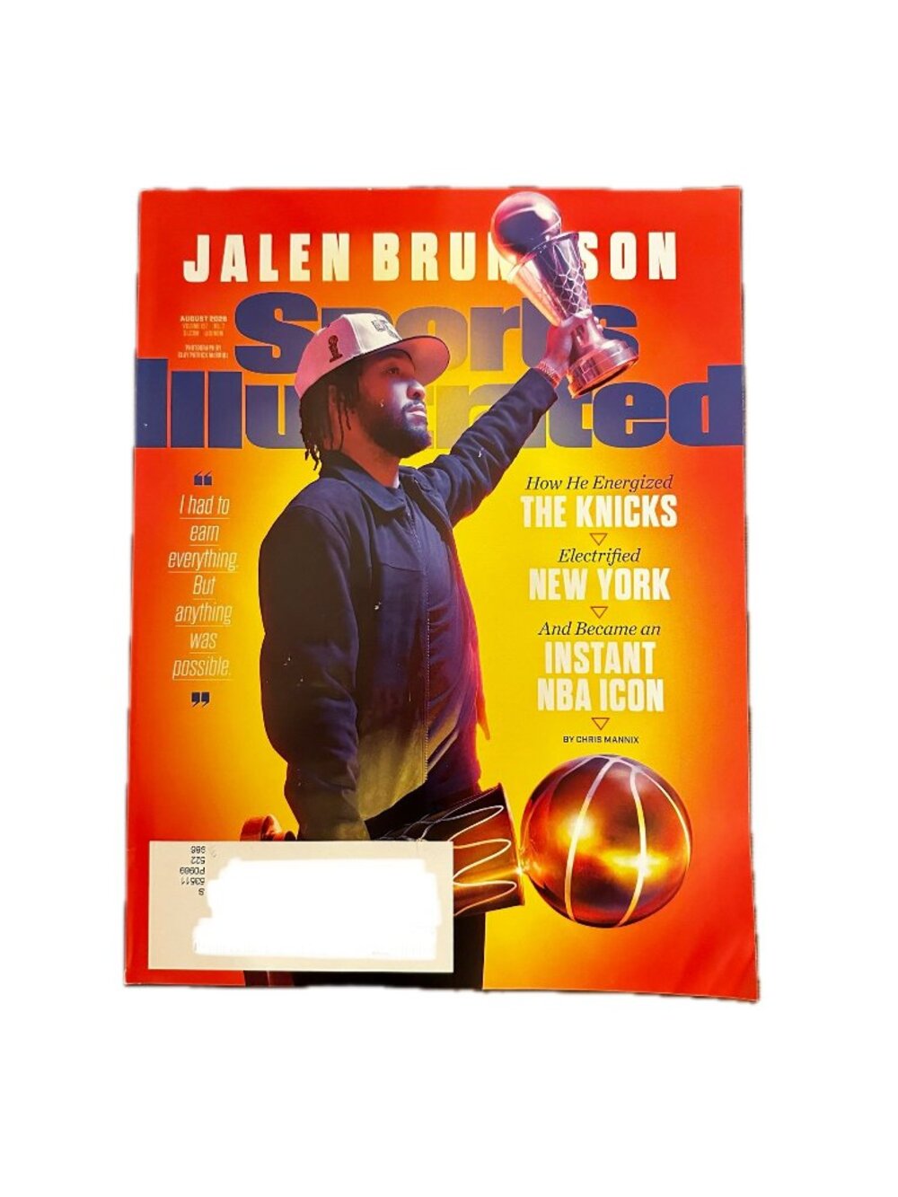 Sports Illustrated Magazine August 2026 Jalen Brunson New York Knicks NBA Icon